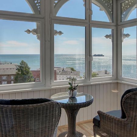Villa Fernsicht - Wohnung Nr 1 - Mit Meerblick Sassnitz Exteriör bild