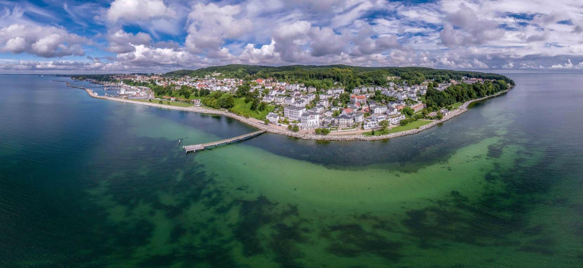 Villa Fernsicht - Wohnung Nr 1 - Mit Meerblick Sassnitz Exteriör bild