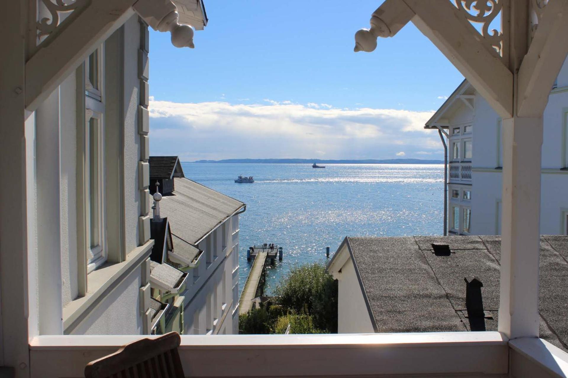 Villa Fernsicht - Wohnung Nr 1 - Mit Meerblick Sassnitz Exteriör bild
