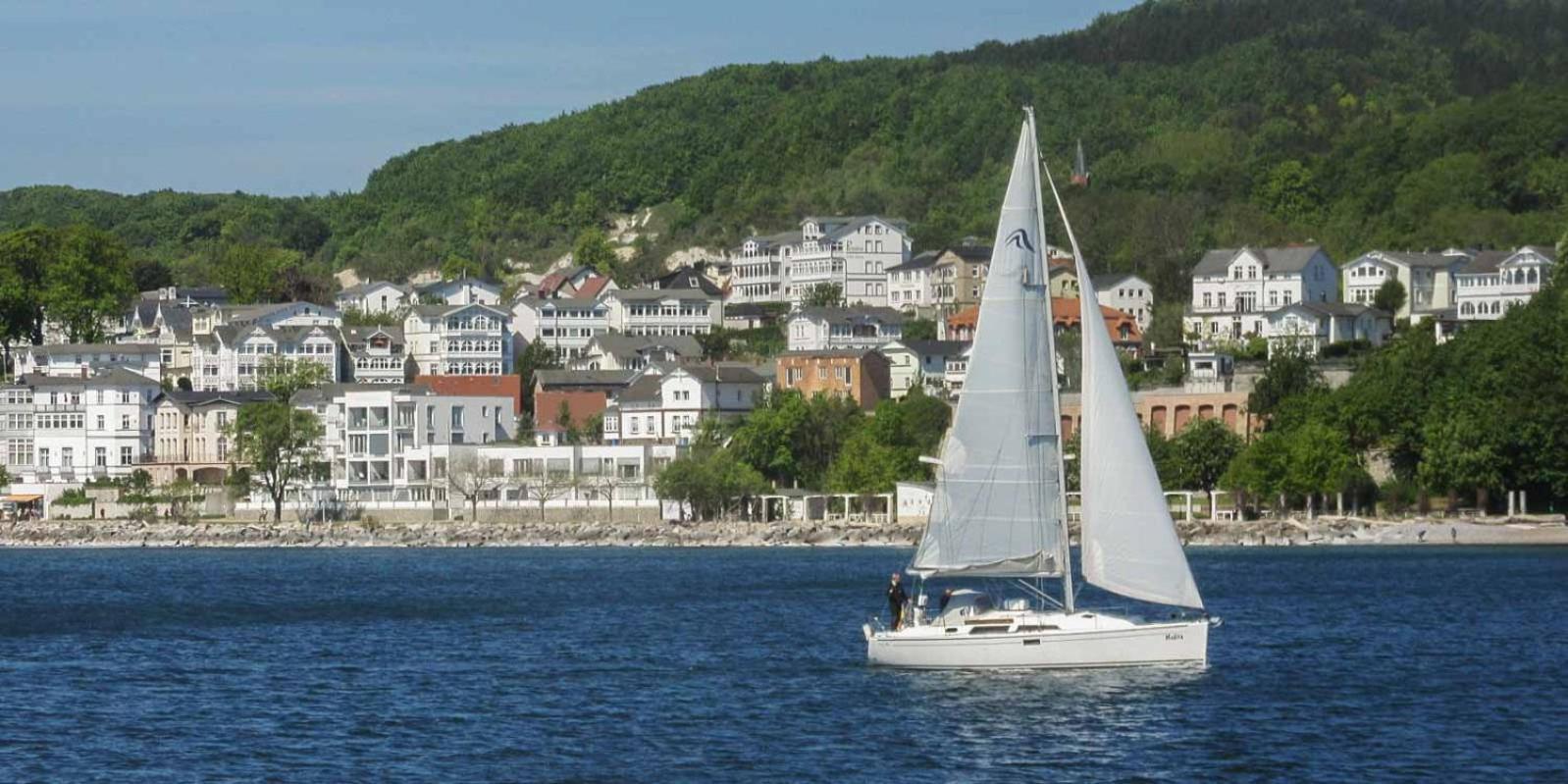 Villa Fernsicht - Wohnung Nr 1 - Mit Meerblick Sassnitz Exteriör bild