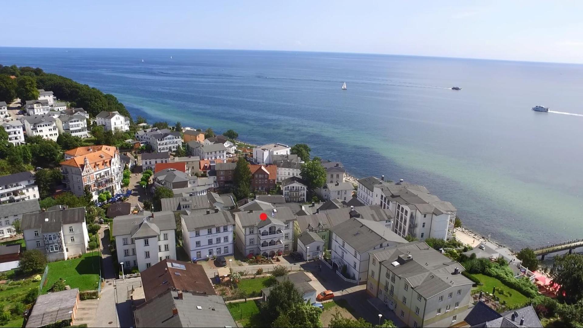 Villa Fernsicht - Wohnung Nr 1 - Mit Meerblick Sassnitz Exteriör bild