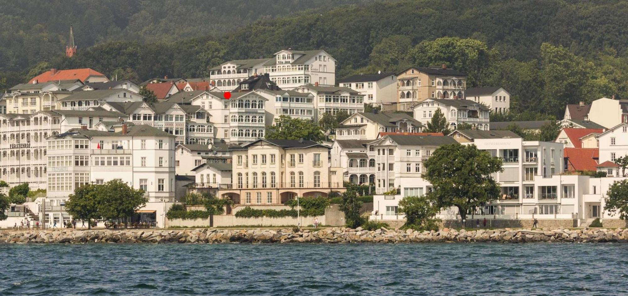Villa Fernsicht - Wohnung Nr 1 - Mit Meerblick Sassnitz Exteriör bild